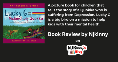 Lucky G and the Melancholy Quokka: How Play Therapy Can Help Children with Depression by Amy Wilinski-Lyman book cover, book blurb, genre, reading age, book review on Njkinny's Blog